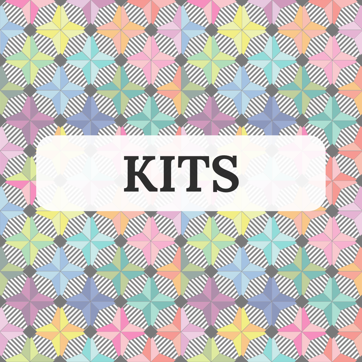 fabrics with the word kits 