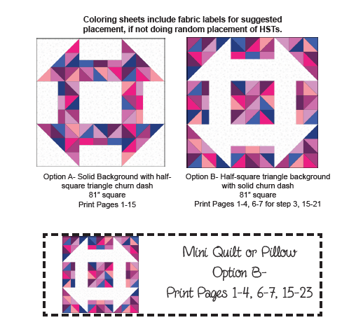 A picture of a quilt or pillow with instructions.