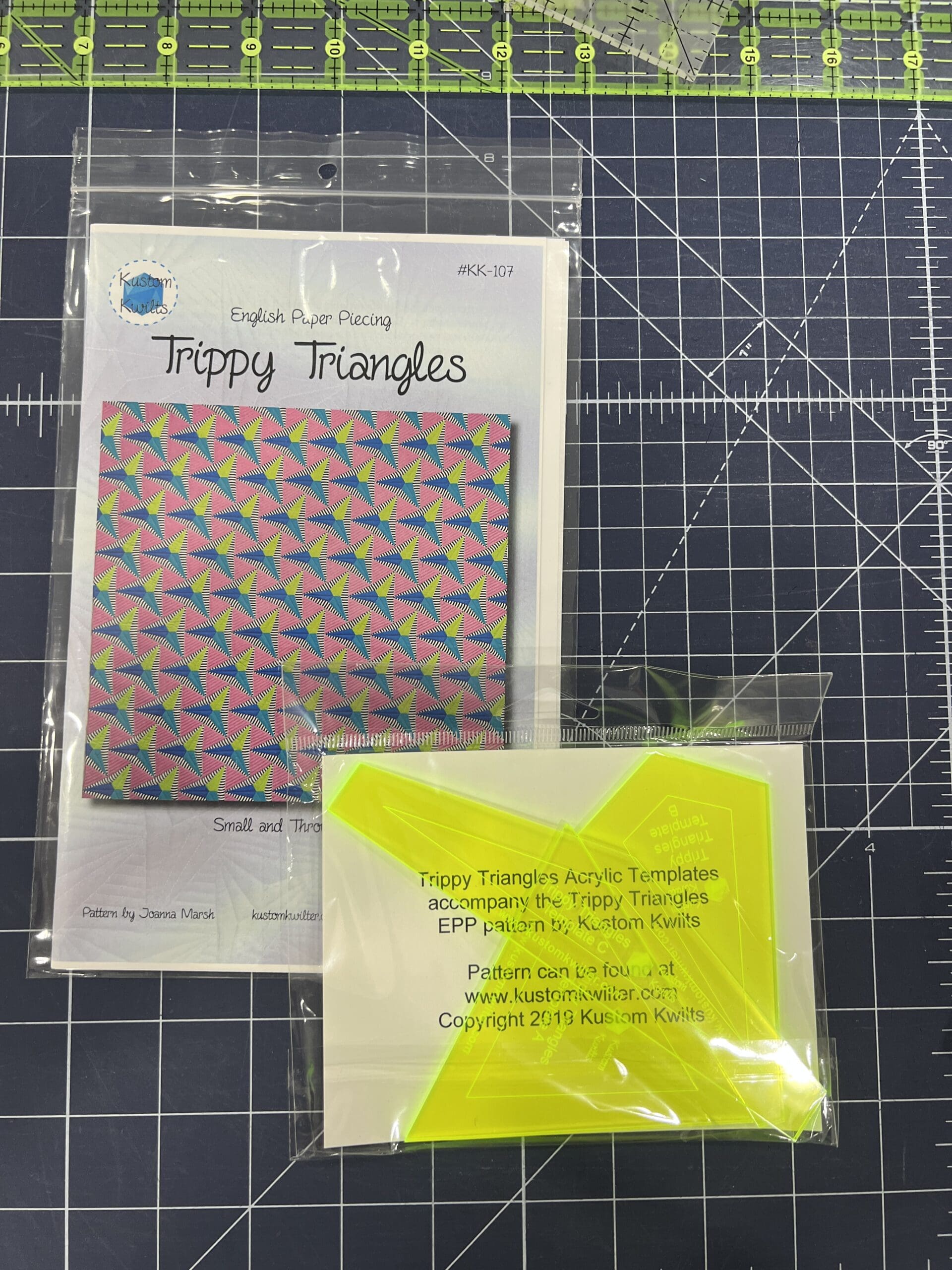 Two craft packs: ziggy tangles and a yellow pattern pack.