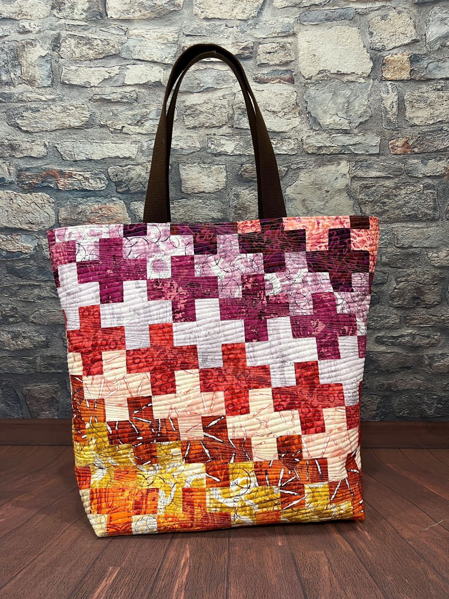 A bag that is made of fabric.