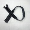 A pair of zippers are laying on the floor.