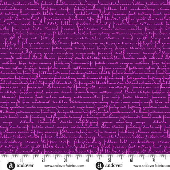 quilty words purple agate