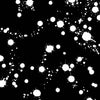 black and white spatter