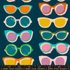 sunglasses peacock