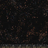 Speckled metallic black