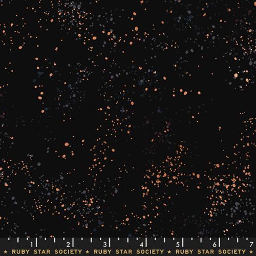 Speckled metallic black