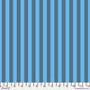 A blue and grey striped fabric with a number of lines.