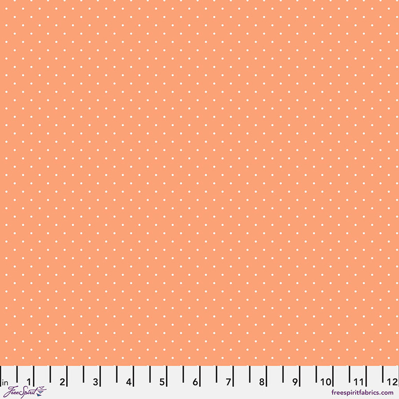 tiny dots peachy