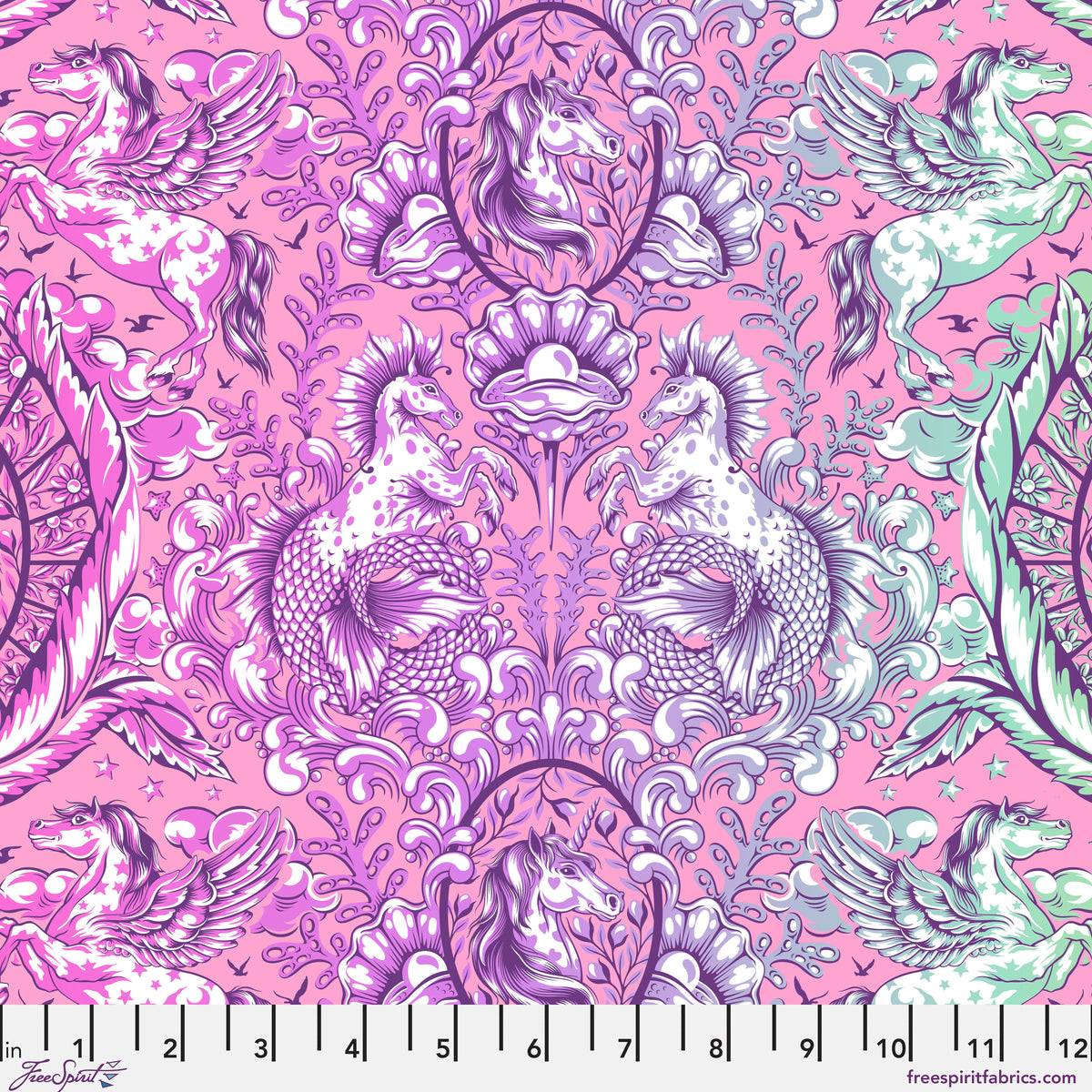 Pony Tales - Wild Orchid Legendary - Tula Pink by the half yard