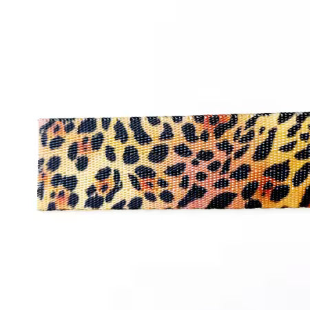 Leopard 1" Seatbelt Webbing 5yd