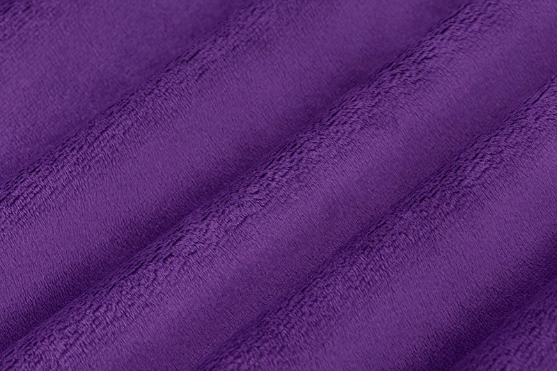 A close up of the purple fabric