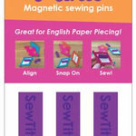 A purple and white card with three different types of magnets.