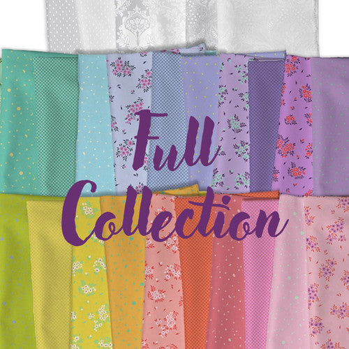 Colorful fabric collection with various patterns and textures.