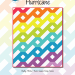 A quilt pattern with different colored squares on it.