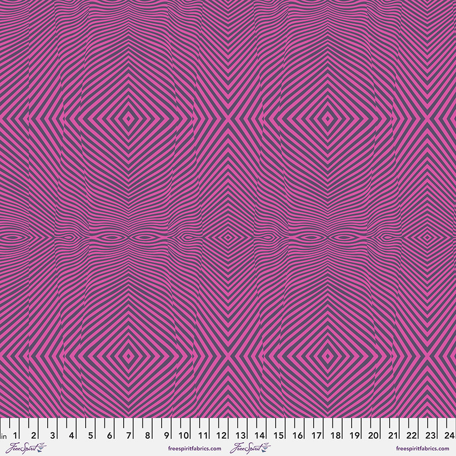 A purple background with a pattern of lines and squares.