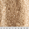 A close up of the fabric with spots