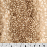 A close up of the fabric with spots