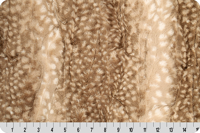 A close up of the fabric with spots