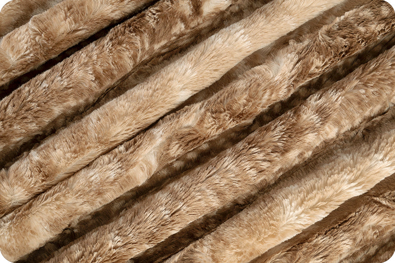 A close up of the fur on a blanket