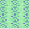 A green and blue pattern is shown.