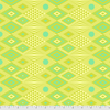 A green and yellow pattern with dots.