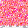 A pink and red floral pattern is shown.