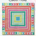 A colorful quilt with the name of " calvin fever ".