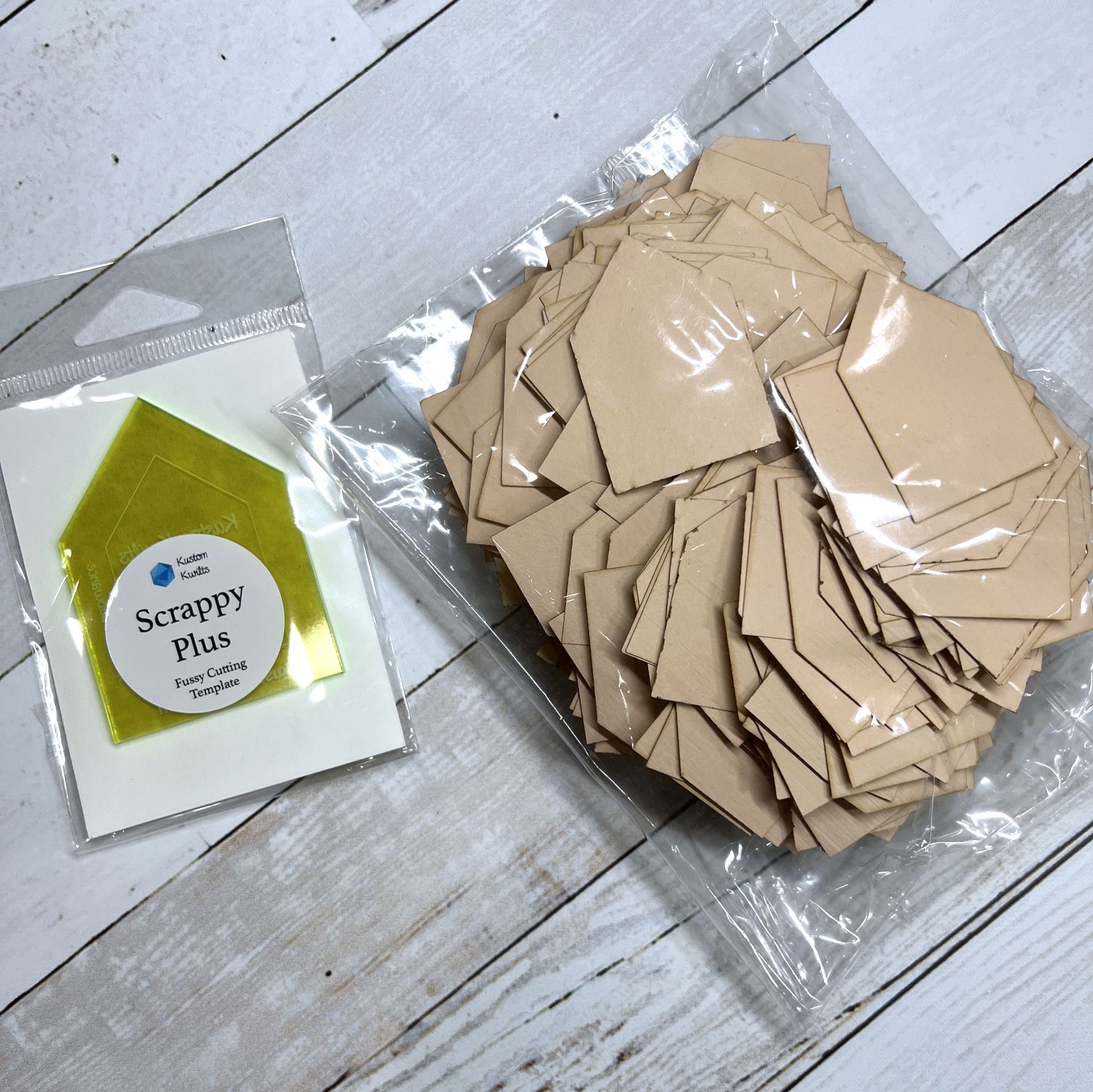 A bag of brown paper and some wax melts