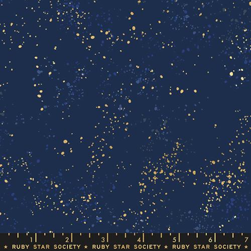 speckled metallic navy