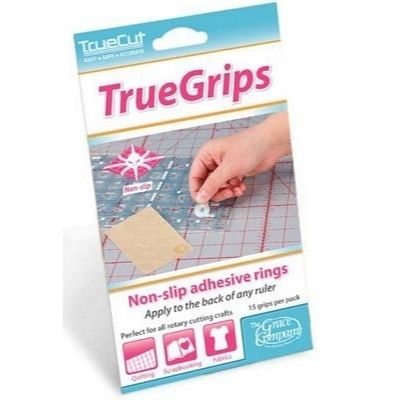 A package of truegrips non-slip adhesive rings.