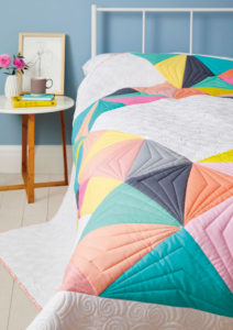 Sorbet Shades Quilt as pictured in Love Patchwork and Quilting, Issue 54