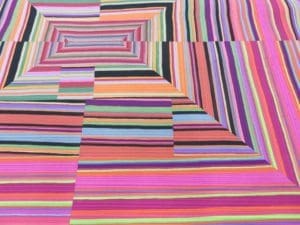A colorful striped pattern is shown in this image.