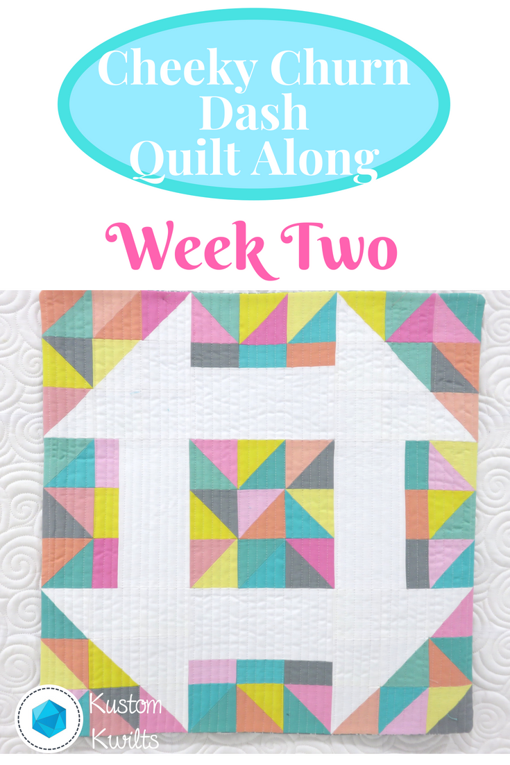 A quilt along with the block of the week two