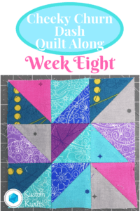 A quilt along week eight is here to share.