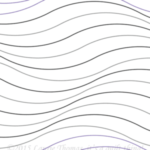 A white background with black lines and purple lines.