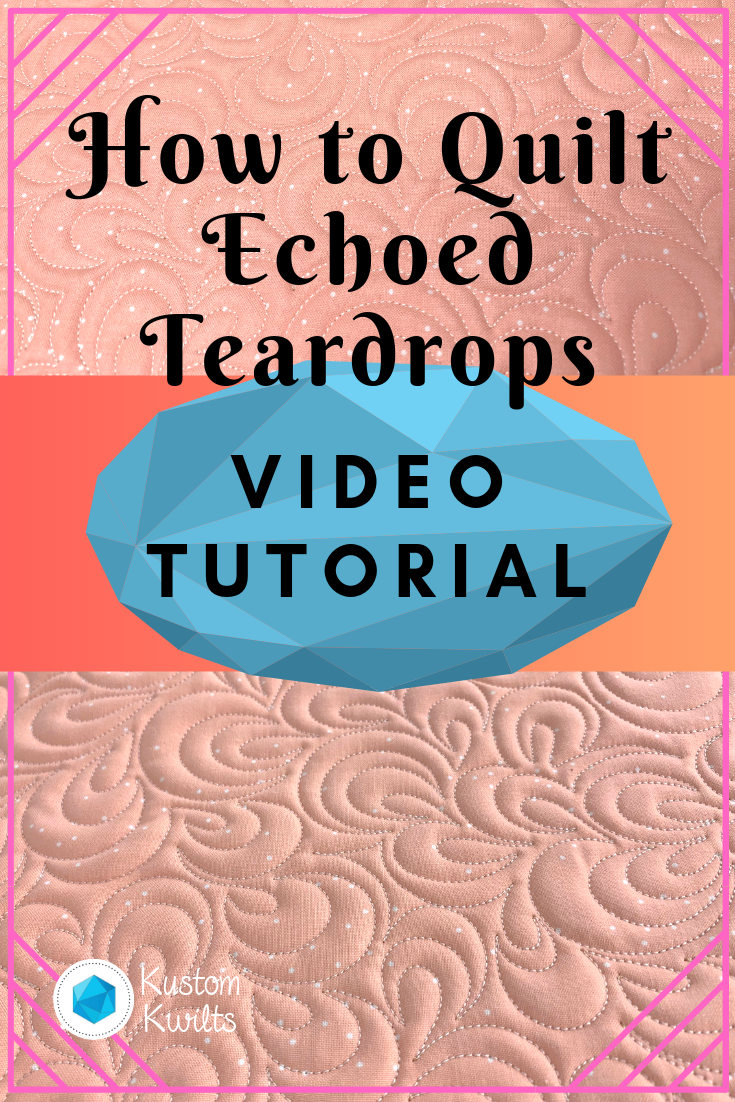 A video tutorial of how to make echoed teardrops.