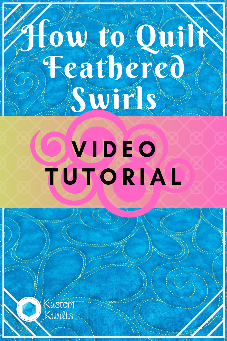 A video tutorial of the feathered swirls quilt.