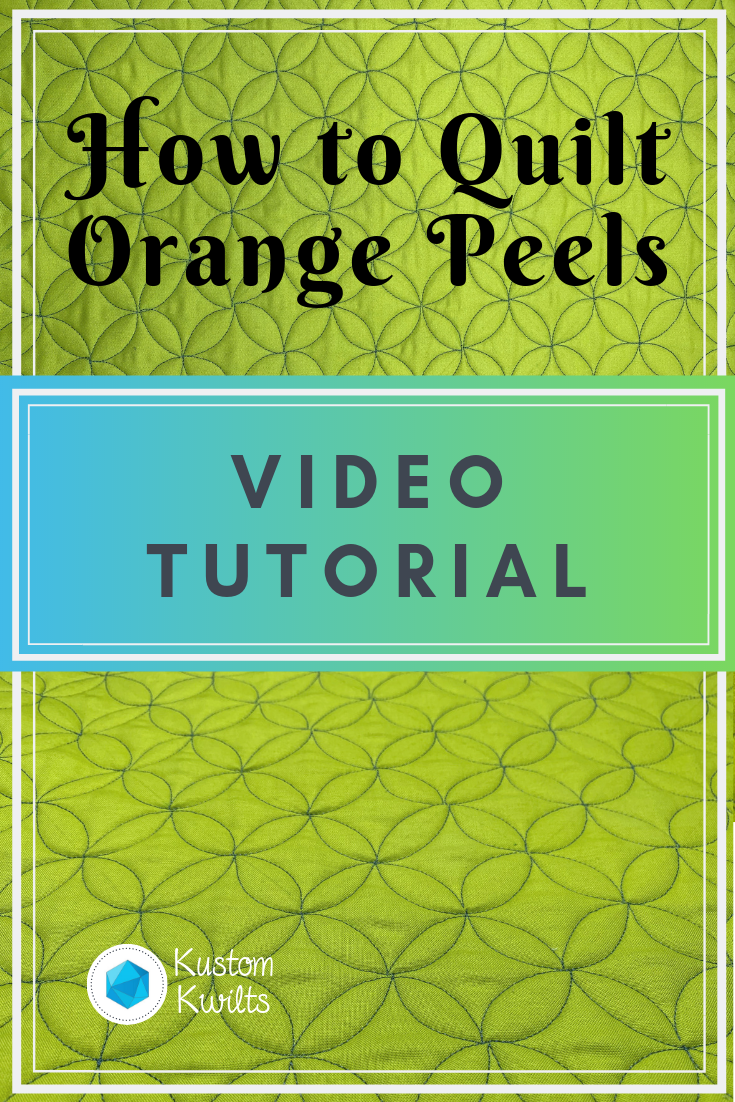 A video tutorial of an orange peel pattern.