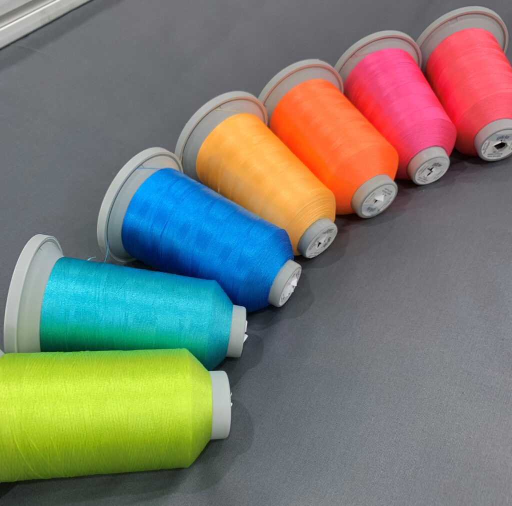 neon colors of glide thread