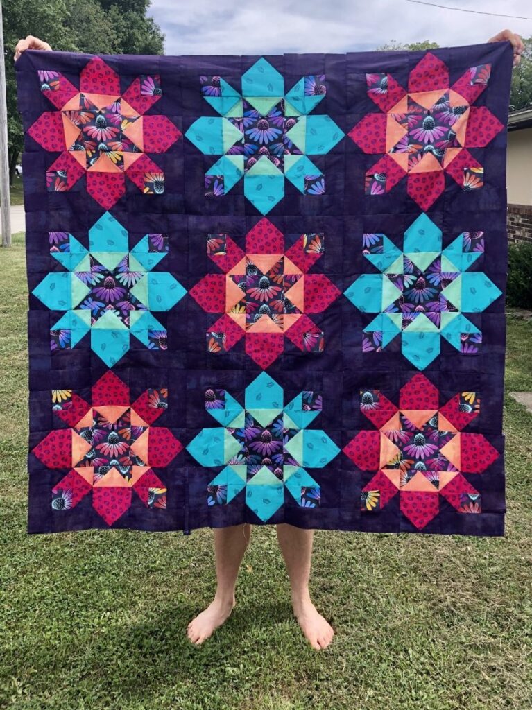 bright Kapow! quilt pattern