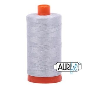 Aurifil mako cotton thread 5 0 wt.-light grey