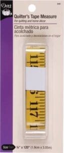 A close up of a ruler in its packaging
