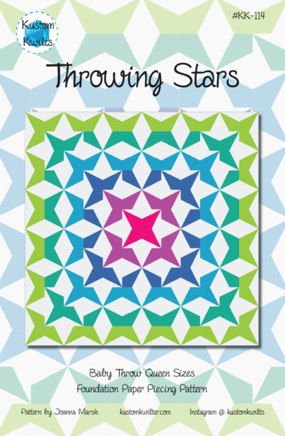 Throwing stars quilt