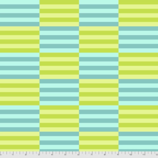 green and blue stripes offset