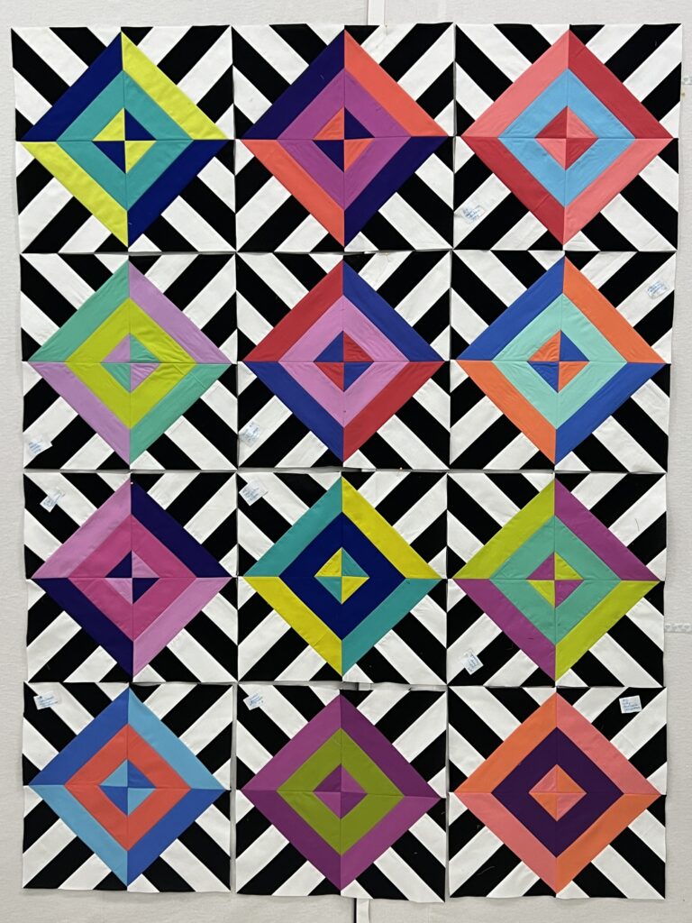 Rainbow Ripples Quilt PDF Pattern - Digital Download - Kustom Kwilts