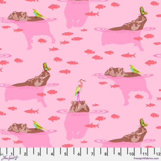 pink hippos