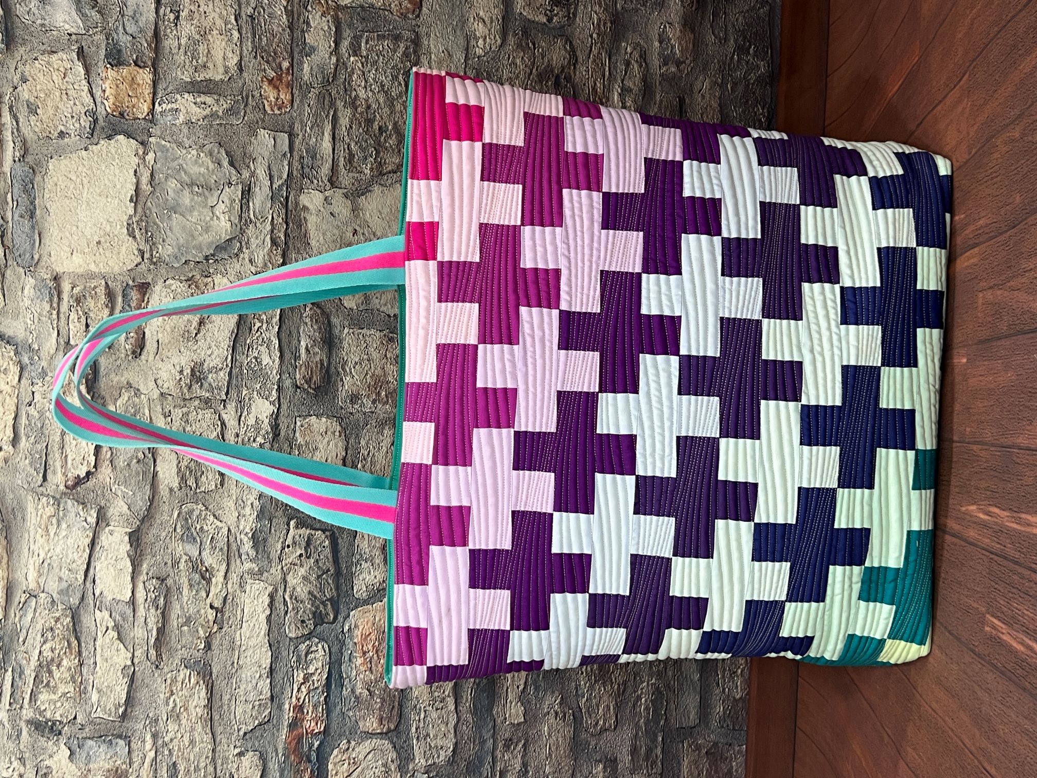 Rainbow Dash Tote Bag. Free Crochet Pattern