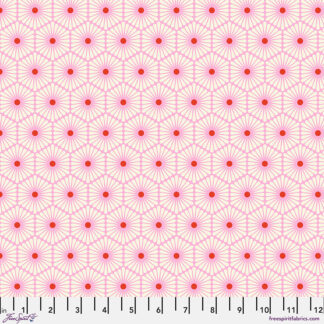 pink geometric print