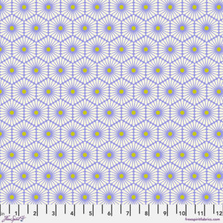 purple geometric print
