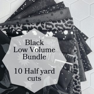 black half yard bundle